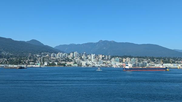 North Vancouver, from the harbor