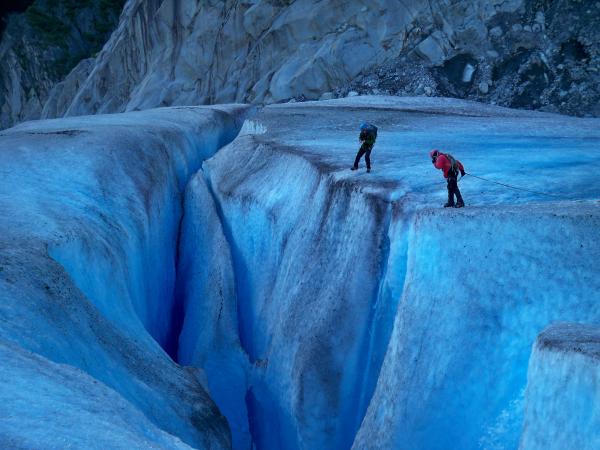 Crevasse in Blue