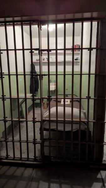 A typical cell at Alcatraz.