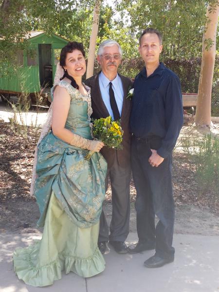 Bride, Brother, and Father