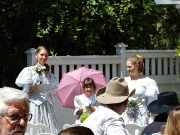 Bride's maids await...