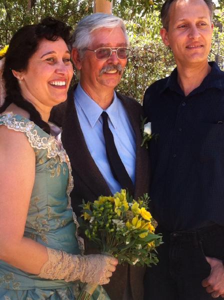 Bride with father & brother